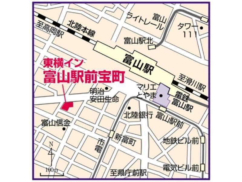 Toyoko Inn Toyama-Eki Sinkansen-Guchi No.1 Exterior foto